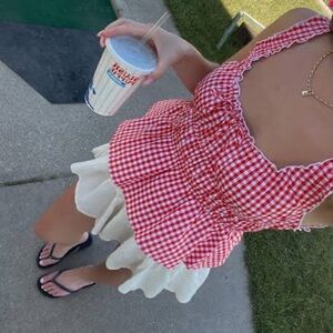 Sunday Best Helena Gingham Top